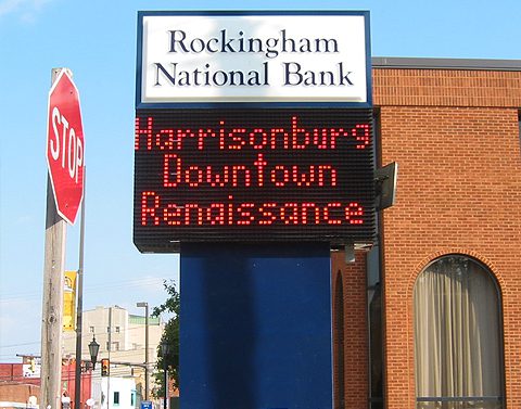 Rockingham National Bank Rockingham National Bank Electric Sign