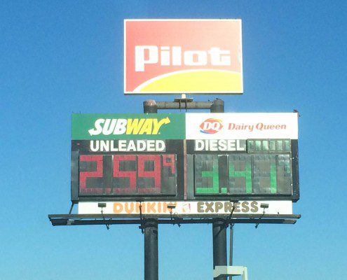 Pilot Outdoor Electric Signs Pilot Outdoor Electric Signs