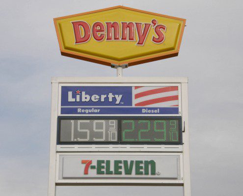 Denny's Outdoor Electric Sign