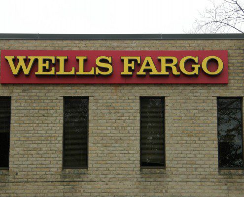Wells Fargo Outdoor Channel Sign Wells Fargo Outdoor Channel Sign