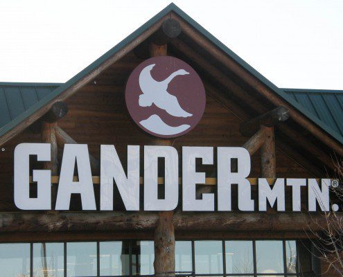 Gander Mtn. Outdoor Channel Sign Gander Mtn. Outdoor Channel Sign