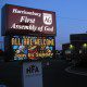 Harrisonburg First Assembly of God Electric Sign